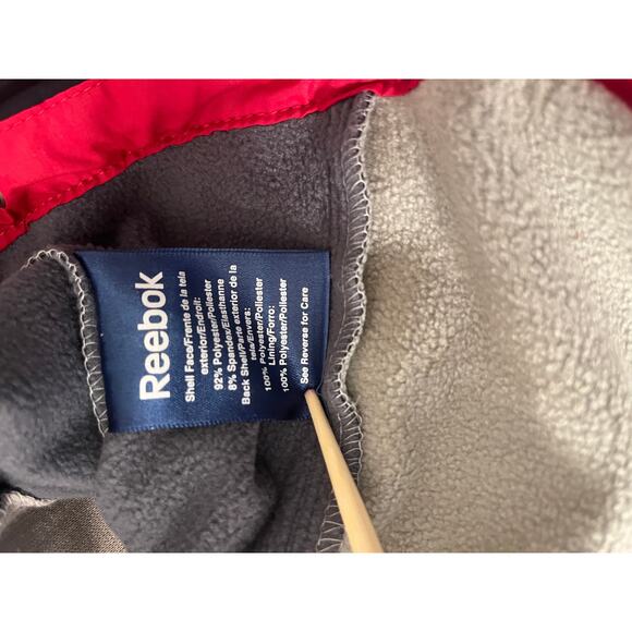 Reebok Soft Shell Bonded To Micro Fleece Wind Rain Resistant - XL - Gray/Black - Picture 14 of 14